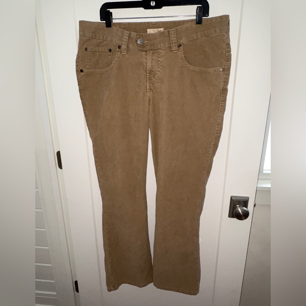 vintage Y2K Levi's 542 low flare corduroy jeans women's plus 18M EUC LN